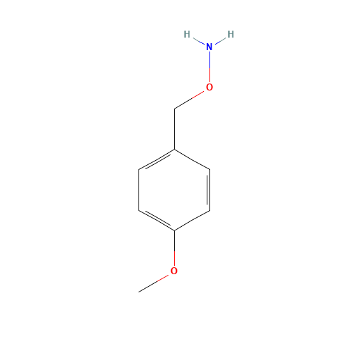 O-(4-Methoxybenzyl)hydroxylamine (CAS: 21038-22-2) - Chemical Structure and Molecular Formula 