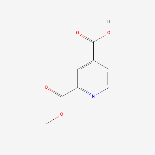 2-(METHOXYCARBONYL)ISONICOTINIC ACID (CAS: 24195-10-6) - Chemical Structure and Molecular Formula 