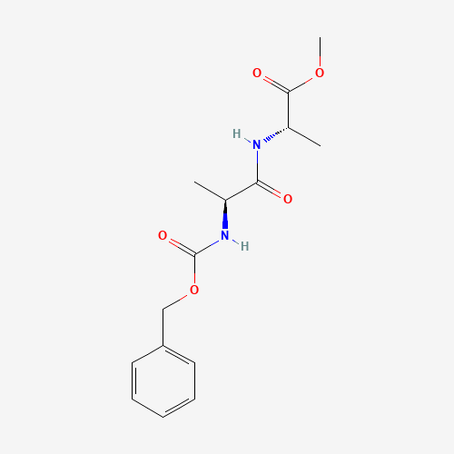 Z-ALA-ALA-OME (CAS: 2483-51-4) - Chemical Structure and Molecular Formula 