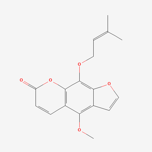 Phellopterin (CAS: 2543-94-4) - Chemical Structure and Molecular Formula 