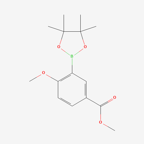 2-Methoxy-5-methoxycarbonylphenylboronic acid, pinacol ester (CAS: 269410-10-8) - Related Chemical Product
