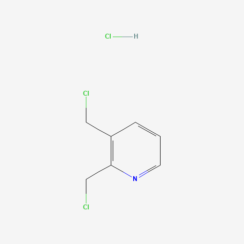 2,3-bis(chloromethyl)pyridine hydrochloride (CAS: 27221-49-4) - Chemical Structure and Molecular Formula 
