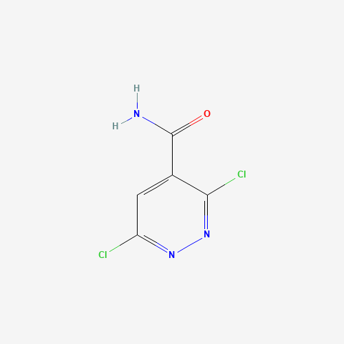 3,6-dichloropyridazine-4-carboxamide (CAS: 27427-66-3) - Chemical Structure and Molecular Formula 