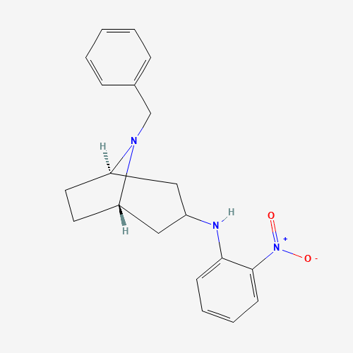 endo-8-benzyl-N-(2-nitrophenyl)-8-aza-bicylo[3.2.1]octan-3-amine (CAS: 280762-05-2) - Related Chemical Product