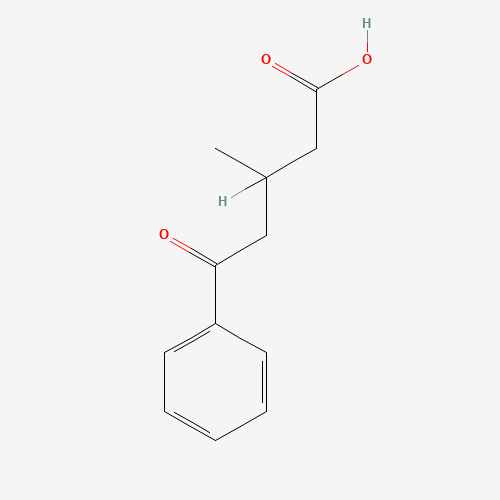 3-methyl-5-oxo-5-phenylpentanoic aci (CAS: 2840-61-1) - Chemical Structure and Molecular Formula 