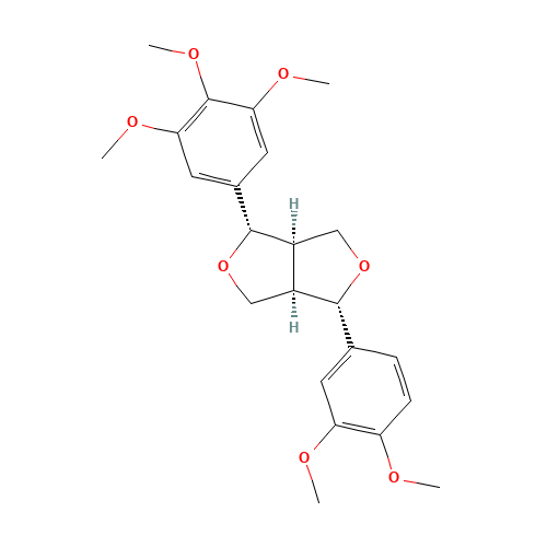 Magnolin (CAS: 31008-18-1) - Chemical Structure and Molecular Formula 