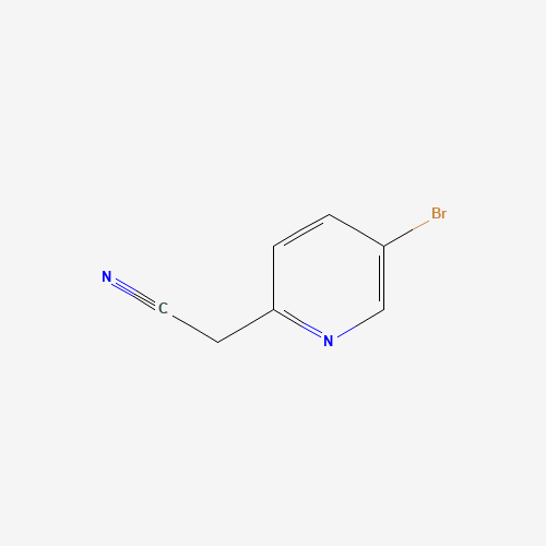 2-(5-Bromopyridin-2-yl)acetonitrile (CAS: 312325-72-7) - Chemical Structure and Molecular Formula 