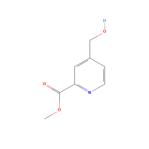 Methyl 4-(hydroxymethyl)picolinate (CAS: 317335-15-2) - Chemical Structure and Molecular Formula 