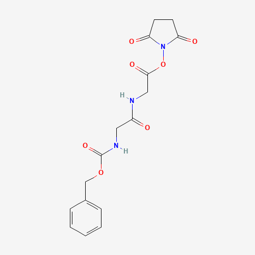 Z-GLY-GLY-OSU (CAS: 32943-08-1) - Chemical Structure and Molecular Formula 