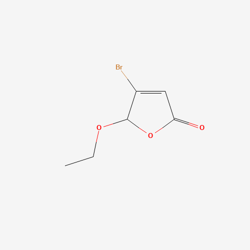 4-Bromo-5-Ethoxy-2(5H)-Furanone (CAS: 32978-38-4) - Chemical Structure and Molecular Formula 
