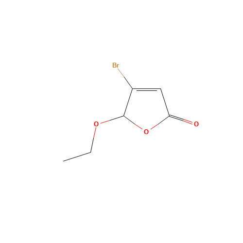 4-Bromo-5-Ethoxy-2(5H)-Furanone (CAS: 32978-38-4) - Chemical Structure and Molecular Formula 