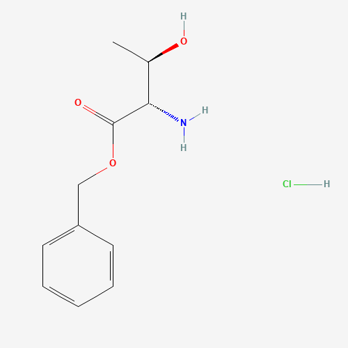 L-Threonine Benzyl Ester Hydrochloride (CAS: 33645-24-8) - Chemical Structure and Molecular Formula 