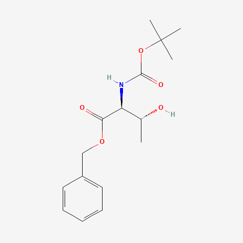 BOC-THR-OBZL (CAS: 33662-26-9) - Chemical Structure and Molecular Formula 