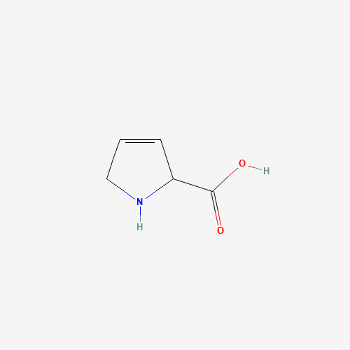 2,5-Dihydro-1H-pyrrole-2-carboxylic acid (CAS: 3395-35-5) - Chemical Structure and Molecular Formula 