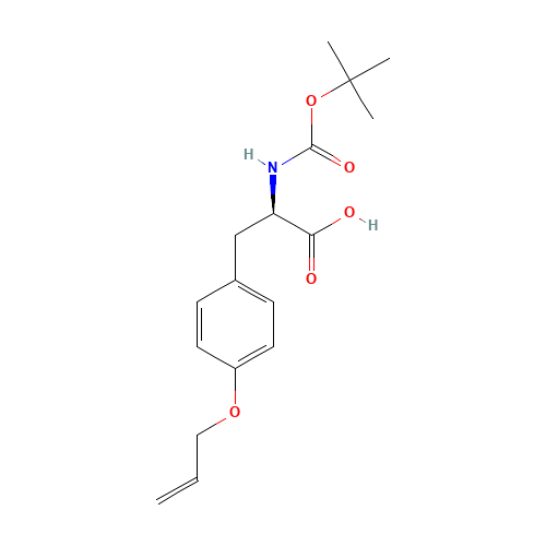 Boc-O-allyl-L-tyrosine (CAS: 350820-56-3) - Chemical Structure and Molecular Formula 
