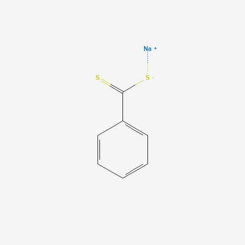 Dithiobenzoic acid sodium salt (CAS: 3682-36-8) - Chemical Structure and Molecular Formula 