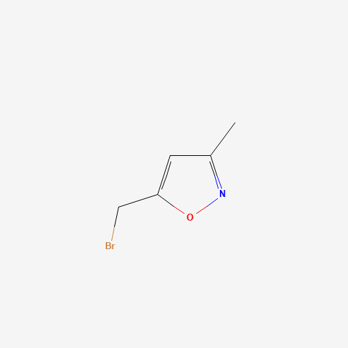 5-(Bromomethyl)-3-methylisoxazole (CAS: 36958-61-9) - Chemical Structure and Molecular Formula 