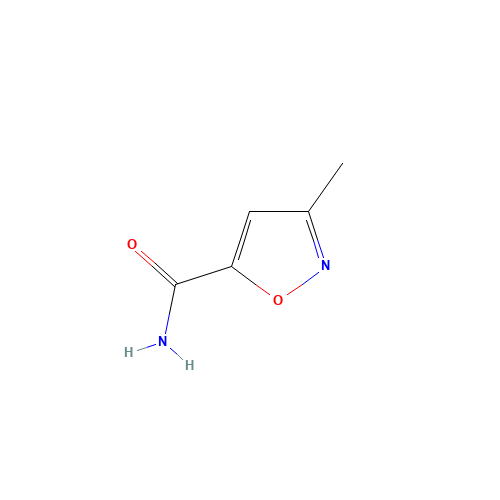 3-Methylisoxazole-5-carboxaMide (CAS: 38955-11-2) - Chemical Structure and Molecular Formula 