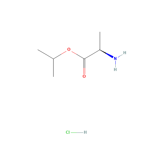 L-Alanine isopropyl ester HCl (CAS: 39613-92-8) - Chemical Structure and Molecular Formula 