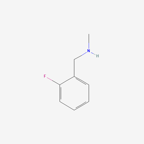 N-Methyl-2-fluorobenzylamine (CAS: 399-30-4) - Chemical Structure and Molecular Formula 