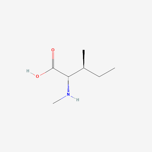 N-Methyl-L-isoleucine (CAS: 4125-98-8) - Chemical Structure and Molecular Formula 