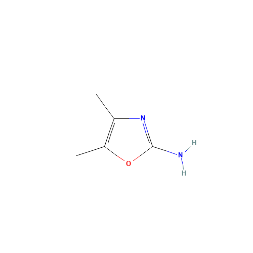 4,5-Dimethyloxazol-2-amine (CAS: 45529-92-8) - Chemical Structure and Molecular Formula 