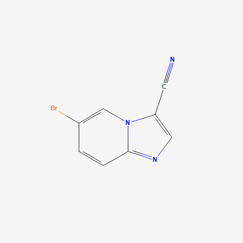 6-bromoimidazo[1,2-a]pyridine-3-carbonitrile (CAS: 474708-98-0) - Chemical Structure and Molecular Formula 