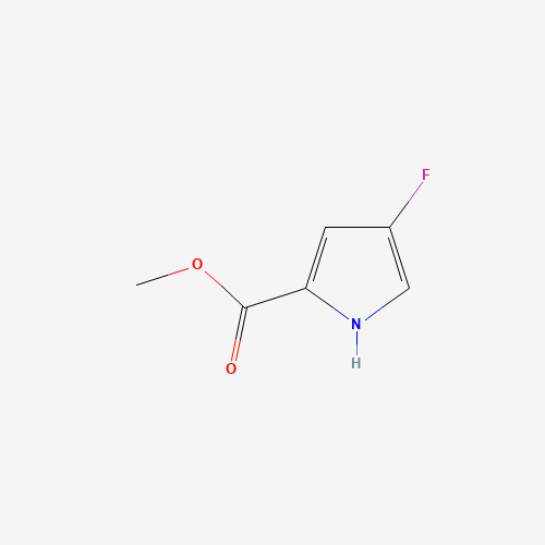 Methyl 4-fluoro-1H-pyrrole-2-carboxylate (CAS: 475561-89-8) - Chemical Structure and Molecular Formula 