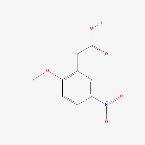 2-(2-methoxy-5-nitrophenyl)acetic acid (CAS: 51073-04-2) - Chemical Structure and Molecular Formula 