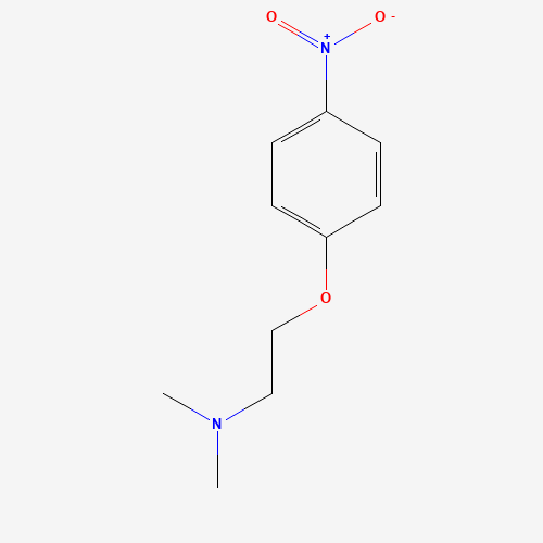 N,N-dimethyl-2-(4-nitrophenoxy)ethanamine (CAS: 51344-13-9) - Chemical Structure and Molecular Formula 