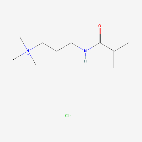 3-Methacrylamido-N,N,N-trimethylpropan-1-aminium chloride (CAS: 51410-72-1) - Chemical Structure and Molecular Formula 