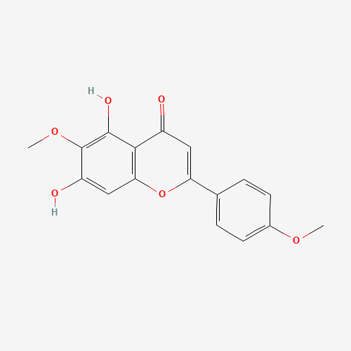 Pectolinarigenin (CAS: 520-12-7) - Chemical Structure and Molecular Formula 