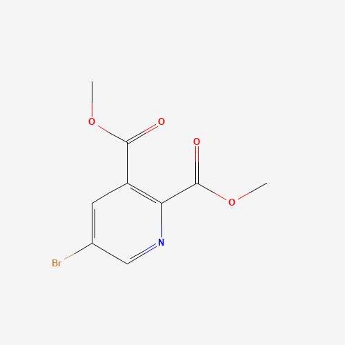 DIMETHYL 5-BROMOPYRIDINE-2,3-DICARBOXYLATE (CAS: 521980-82-5) - Chemical Structure and Molecular Formula 