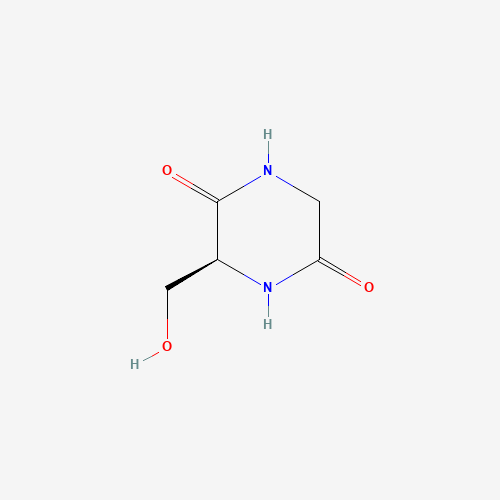 CYCLO(-GLY-SER) (CAS: 52661-98-0) - Chemical Structure and Molecular Formula 