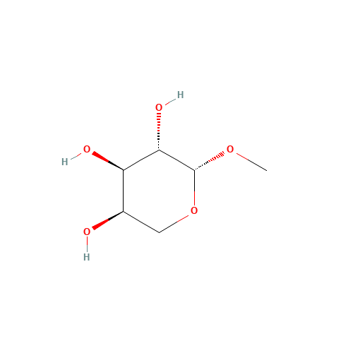 Methyl b-D-arabinopyranoside (CAS: 5328-63-2) - Chemical Structure and Molecular Formula 