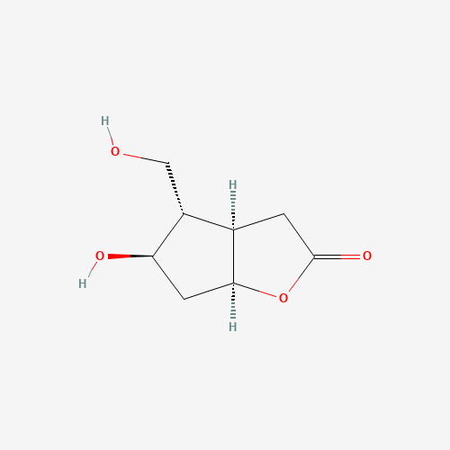 (3aR,4S,5R,6aS)-hexahydro-5-hydroxy-4-(hydroxymethyl)-2H-cyclopenta[b]furan-2-one (CAS: 54423-47-1) - Related Chemical Product