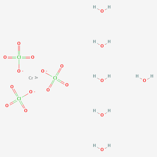 Chromium(III) perchlorate hexahydrate (CAS: 55147-94-9) - Chemical Structure and Molecular Formula 