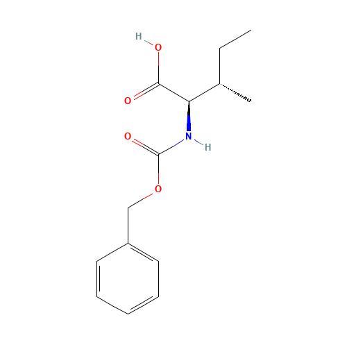 Cbz-D-allo-isoleucine (CAS: 55723-45-0) - Chemical Structure and Molecular Formula 