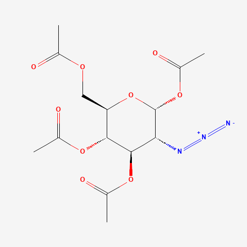 1,3,4,6-Tetra-O-acetyl-2-azido-2-deoxy-alpha-D-glucopyranose (CAS: 56883-33-1) - Chemical Structure and Molecular Formula 