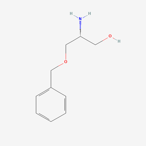 (R)-2-Amino-3-(benzyloxy)propan-1-ol (CAS: 58577-87-0) - Chemical Structure and Molecular Formula 