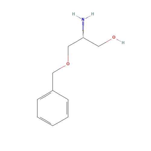 (R)-2-Amino-3-(benzyloxy)propan-1-ol (CAS: 58577-87-0) - Chemical Structure and Molecular Formula 