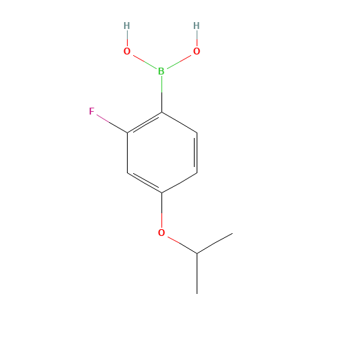 (2-Fluoro-4-isopropoxyphenyl)boronic acid (CAS: 586389-90-4) - Related Chemical Product