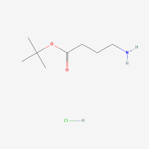 tert-Butyl 4-aminobutanoate hydrochloride (CAS: 58640-01-0) - Chemical Structure and Molecular Formula 