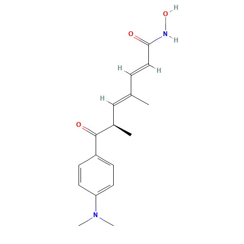 trichostatin A (CAS: 58880-19-6) - Chemical Structure and Molecular Formula 