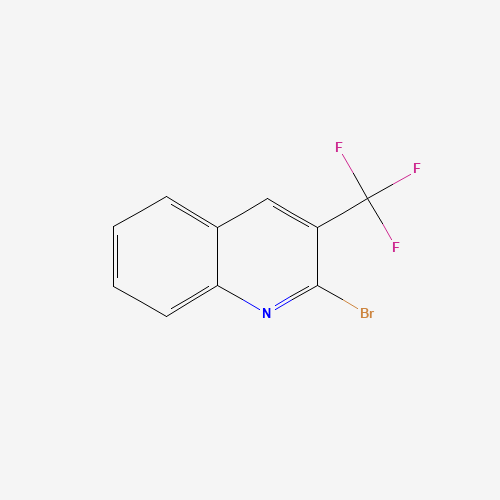 2-bromo-3-(trifluoromethyl)quinoline (CAS: 590371-95-2) - Chemical Structure and Molecular Formula 