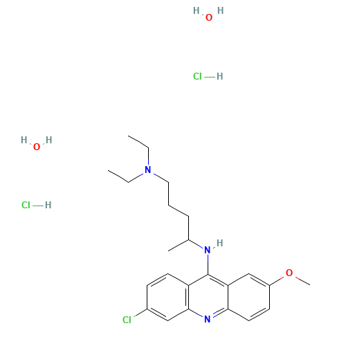 Quinacrine dihydrochloride dihydrate (CAS: 6151-30-0) - Related Chemical Product