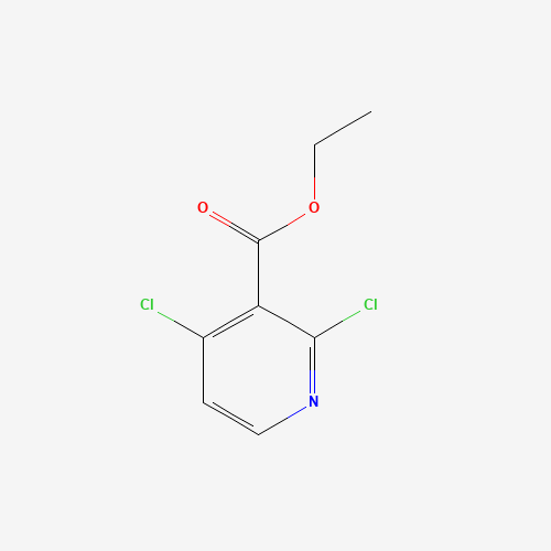 ethyl 2,4-dichloronicotinate (CAS: 62022-04-2) - Chemical Structure and Molecular Formula 