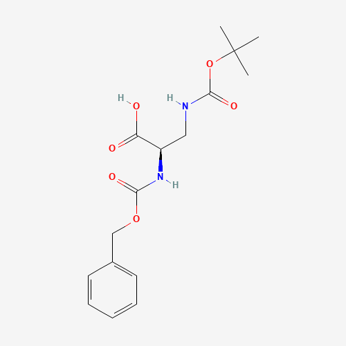 z-d-dap(boc)-oh (CAS: 62234-36-0) - Chemical Structure and Molecular Formula 