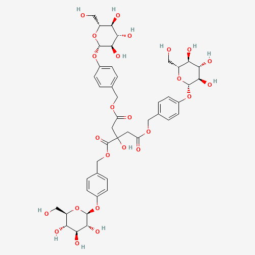 Citric acid tris(p-β-D-glucopyranosyloxybenzyl) ester (CAS: 62499-28-9) - Related Chemical Product