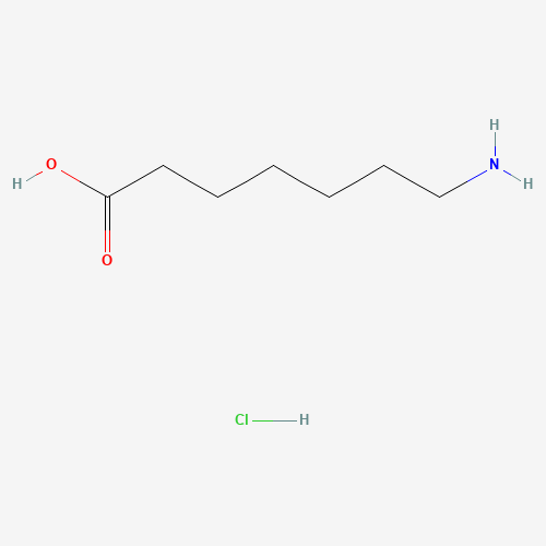 7-AMINOHEPTANOIC ACID HYDROCHLORIDE (CAS: 62643-56-5) - Chemical Structure and Molecular Formula 